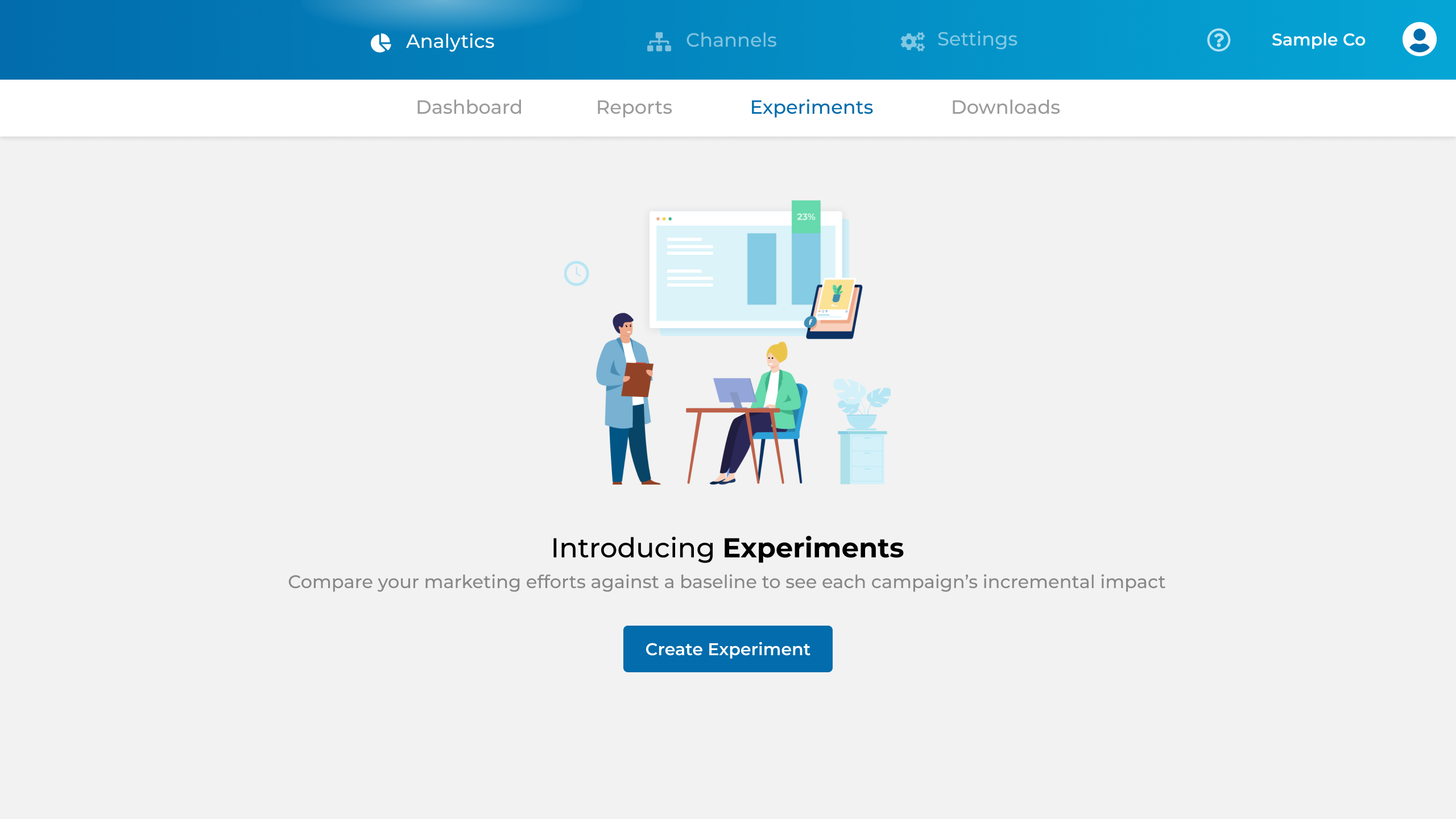 Introducing Experiments dashboard