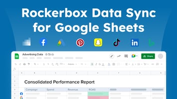 rockerbox marketing attribution data for google sheets